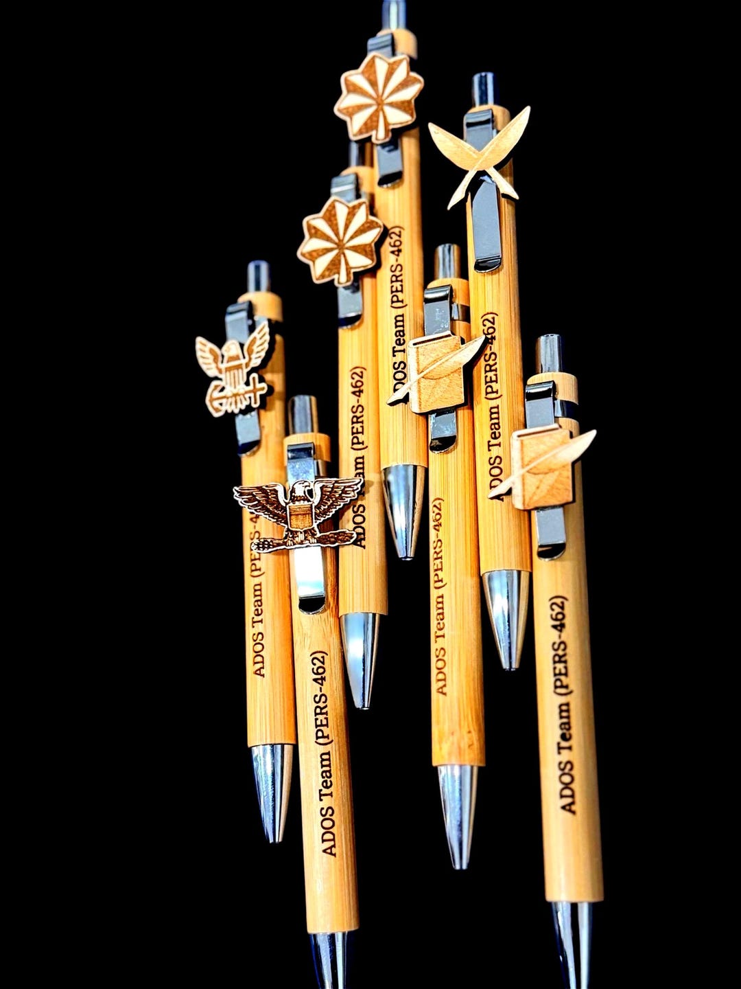 1 Pc Custom Made Laser Engraved Bamboo Pen - Etsy