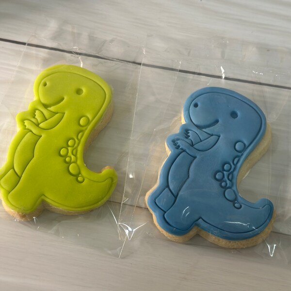 Dinosaur Birthday Sugar Cookie Etsy Australia