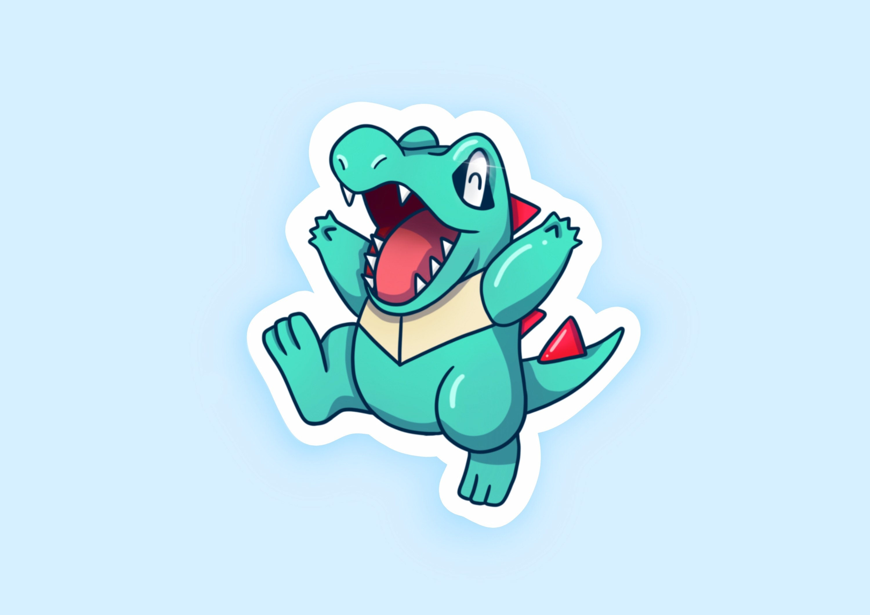 Totodile Gift Etsy Sweden