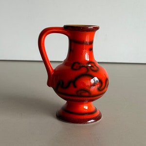 Krug / dekorierte Vase / Flora Holland – nummeriert 1875 – Gouda Flora Holland – Keramik – Vintage