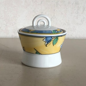 Sugar bowl / lid dish - porcelain - Tulips - Winterling - Vintage