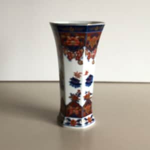Vase / open vase / flower vase - Porcelain - hand painted - Gold Imari - Japan