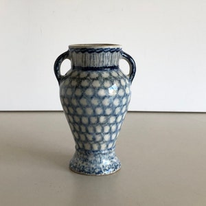 Vase / ordered vase - vase with two ears - antique - ceramics - glazed - handmade