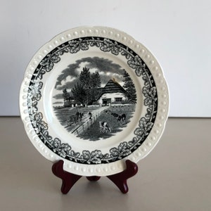 Wall plate / decorative board - Societe Ceramique Maestricht - décor Boerenhoeve Dutch Farm - Earthenware - Holland