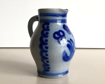 Rowe Pottery Works 6インチ 1992年製 蓋付きキャニスター ブルー
