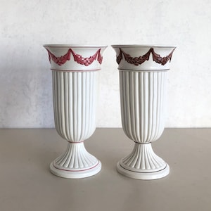 Set of cremeware vases - handmade - ITALY - ceramics