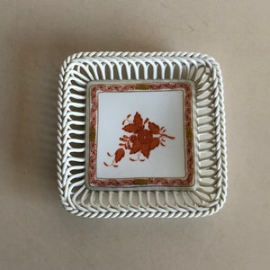 Herend - bowl openwork - porcelain - Hungary - vintage