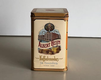 Blik / koffie opbergblik - Albert Heijn - koffiebranders te Zaandam sinds 1895