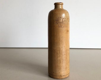 Bouteille - Antiquités - Hériter Lucas Bols Het Lootsje Amsterdam 1/2 litre - Bouteille Steengoed