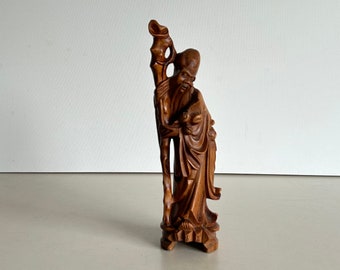 Beeld / sculptuur - Shou Xin Gong - China - hout - handgesneden