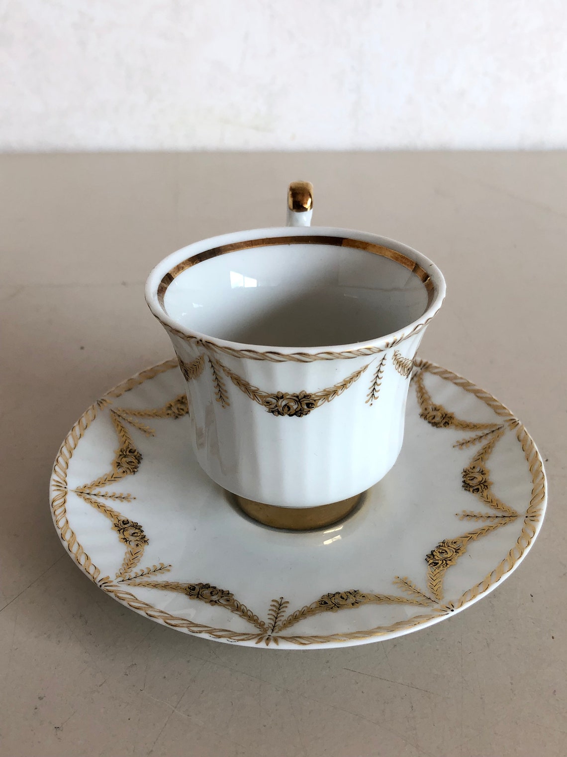 Service De 6 Tasses à Café En Porcelaine Bareuther Bavaria '100 Jahre Waldsassen' - Occasion Bel état