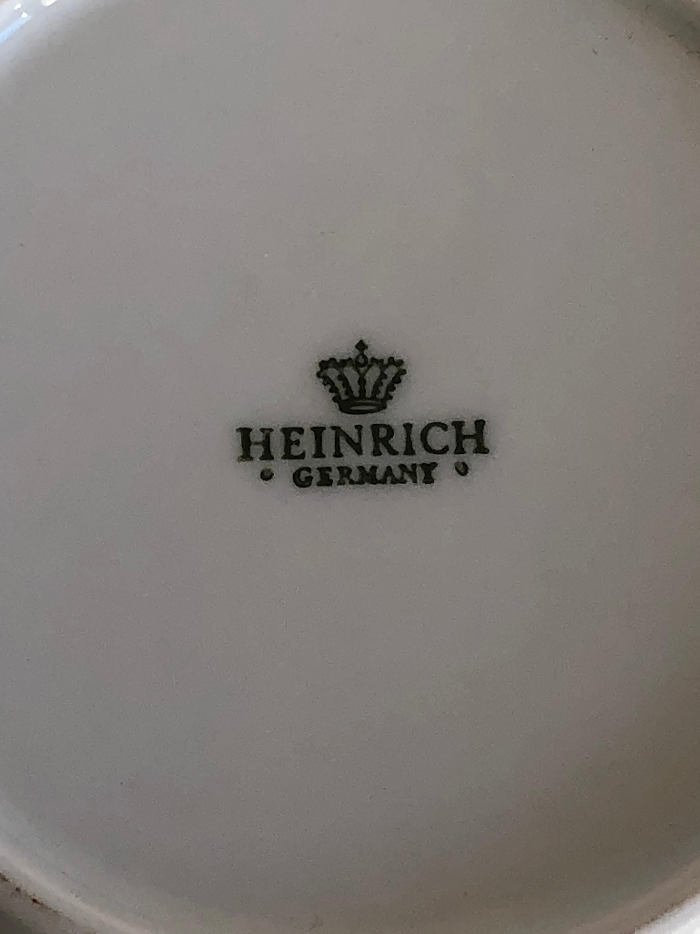 2 Plates / Dishes - Heinrich Germany - Porcelain
