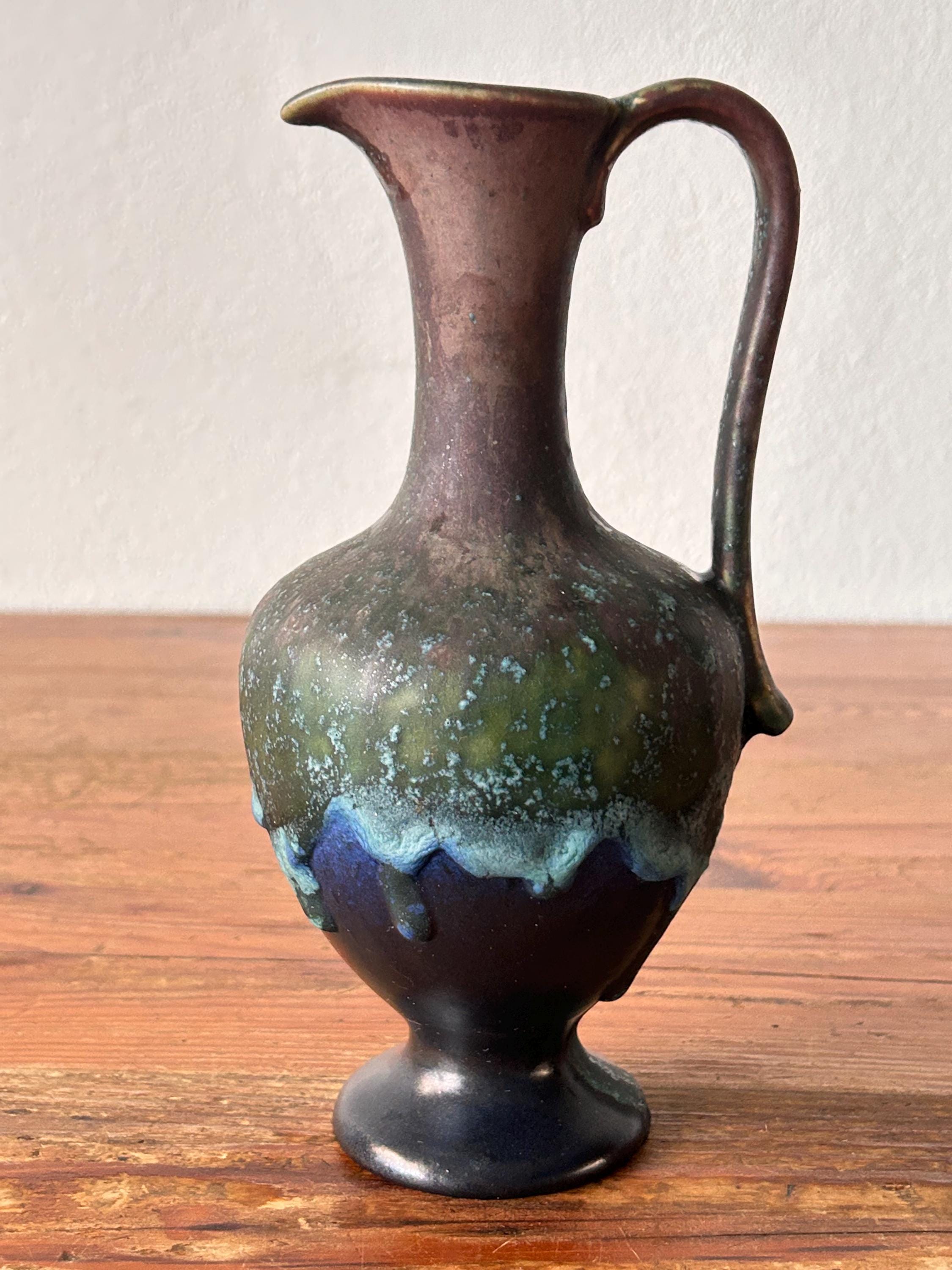 花瓶 / 角型花瓶 - 水差し - セラミック - ドリップグレーズ