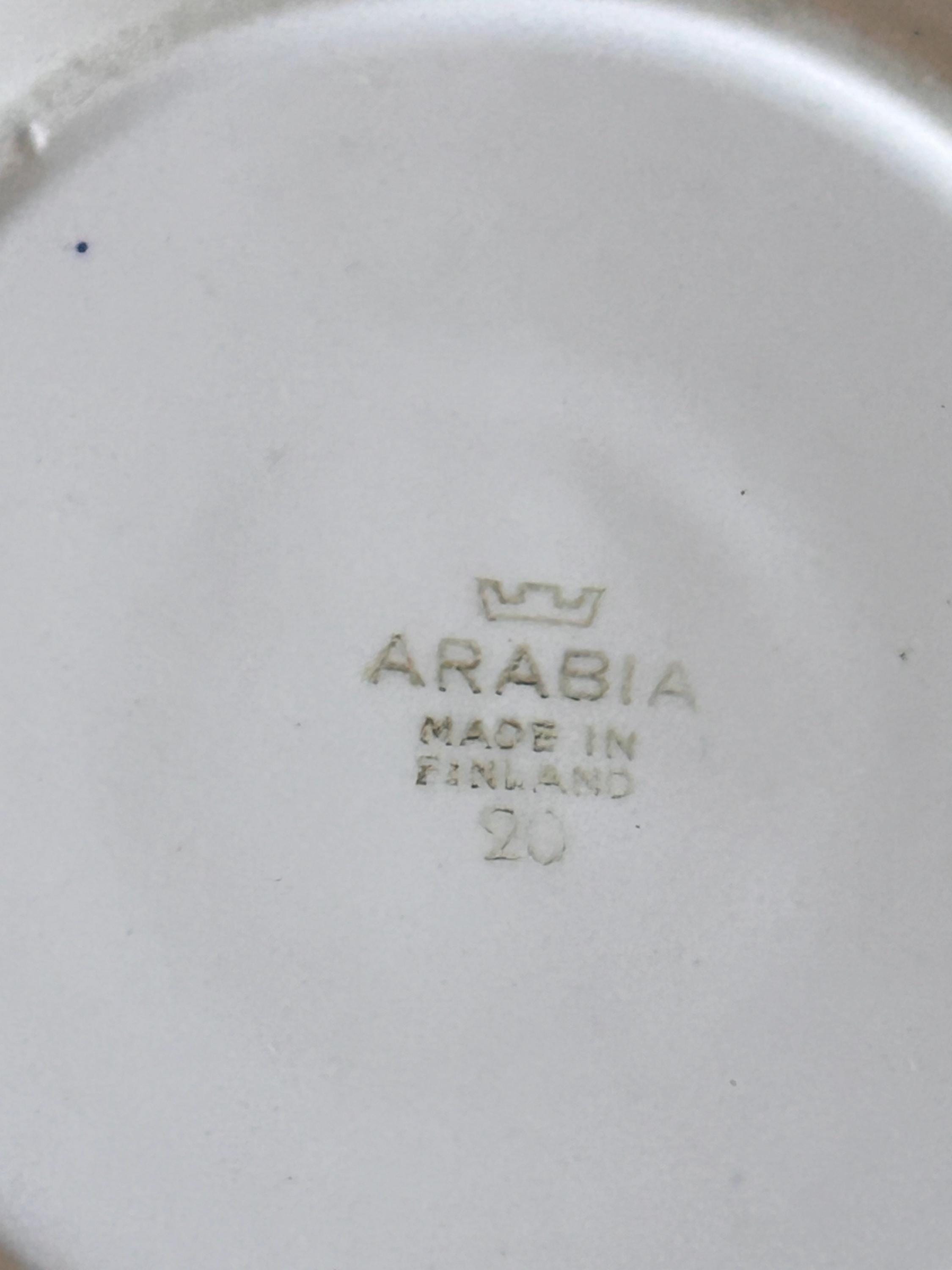 2 Plates / Decorative Plates - Arabia - Made in Finland - Decor