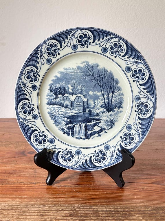 Wall Plate - Société Céramique Maestricht - Landscape Decor