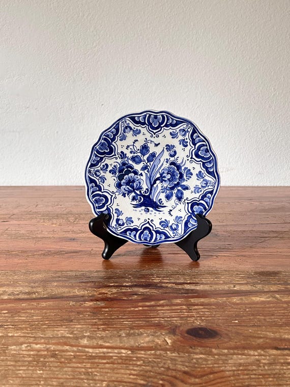 Wall Plate - RAM Arnhem / Holland - Delft Blue Pottery - Hand