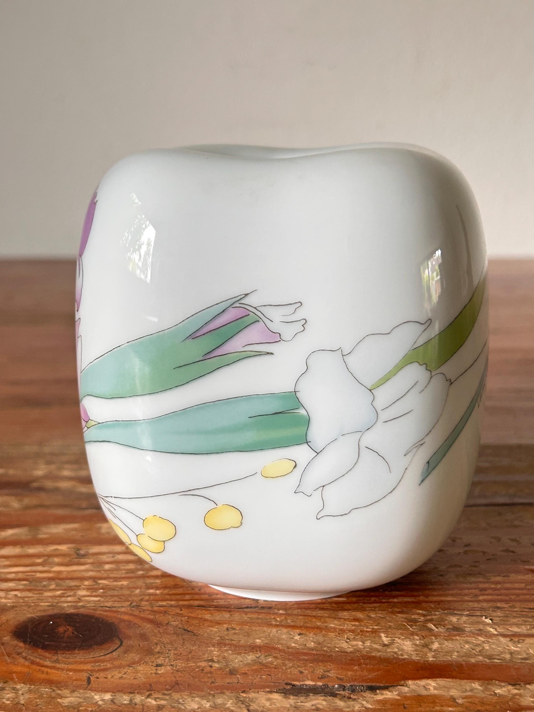 花瓶 / 花瓶 - Hutschenreuther - Leonard Paris - decor Louxor