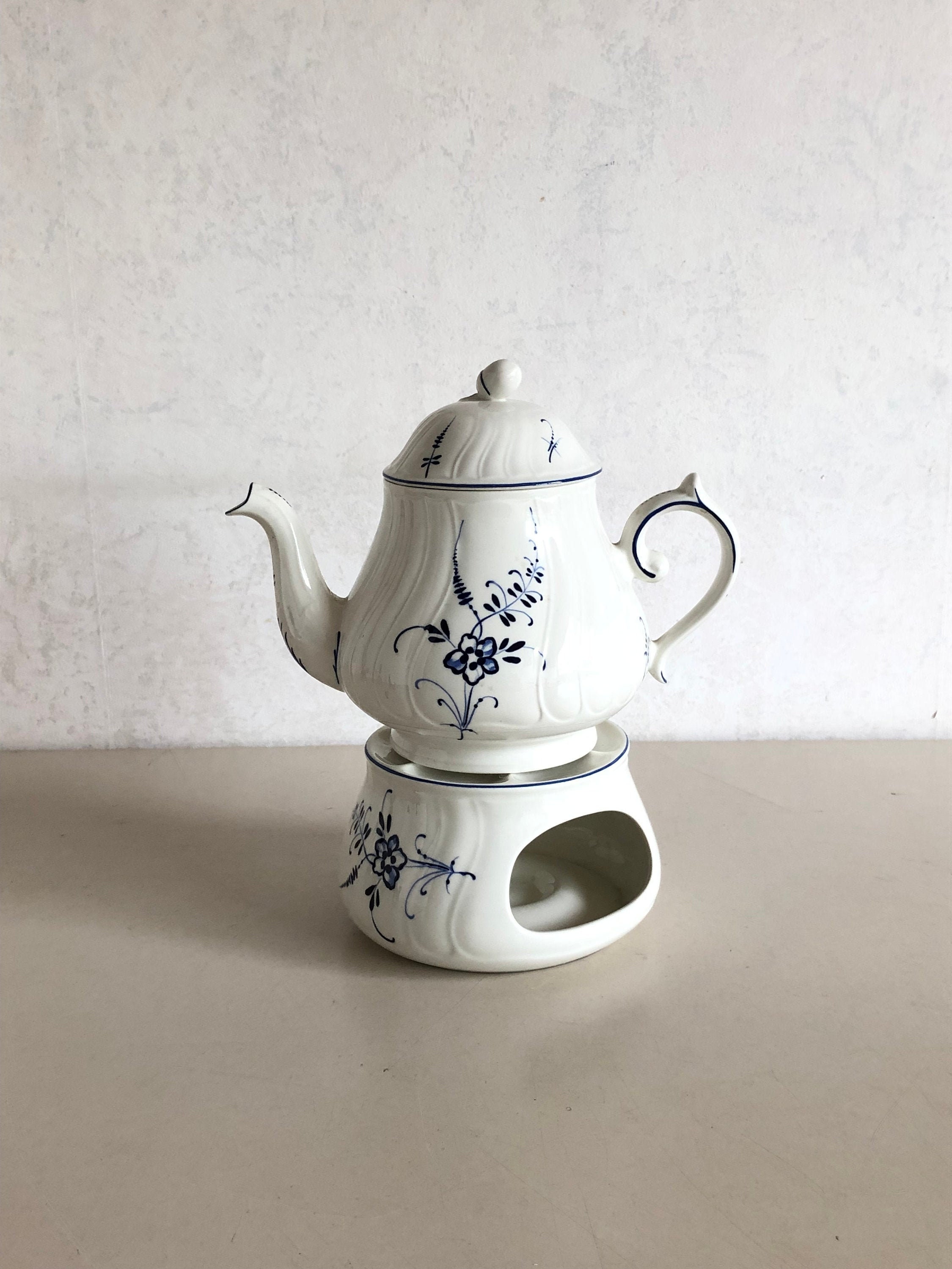 Villeroy & Boch Vieux Luxembourg Teapot on tea light Etsy