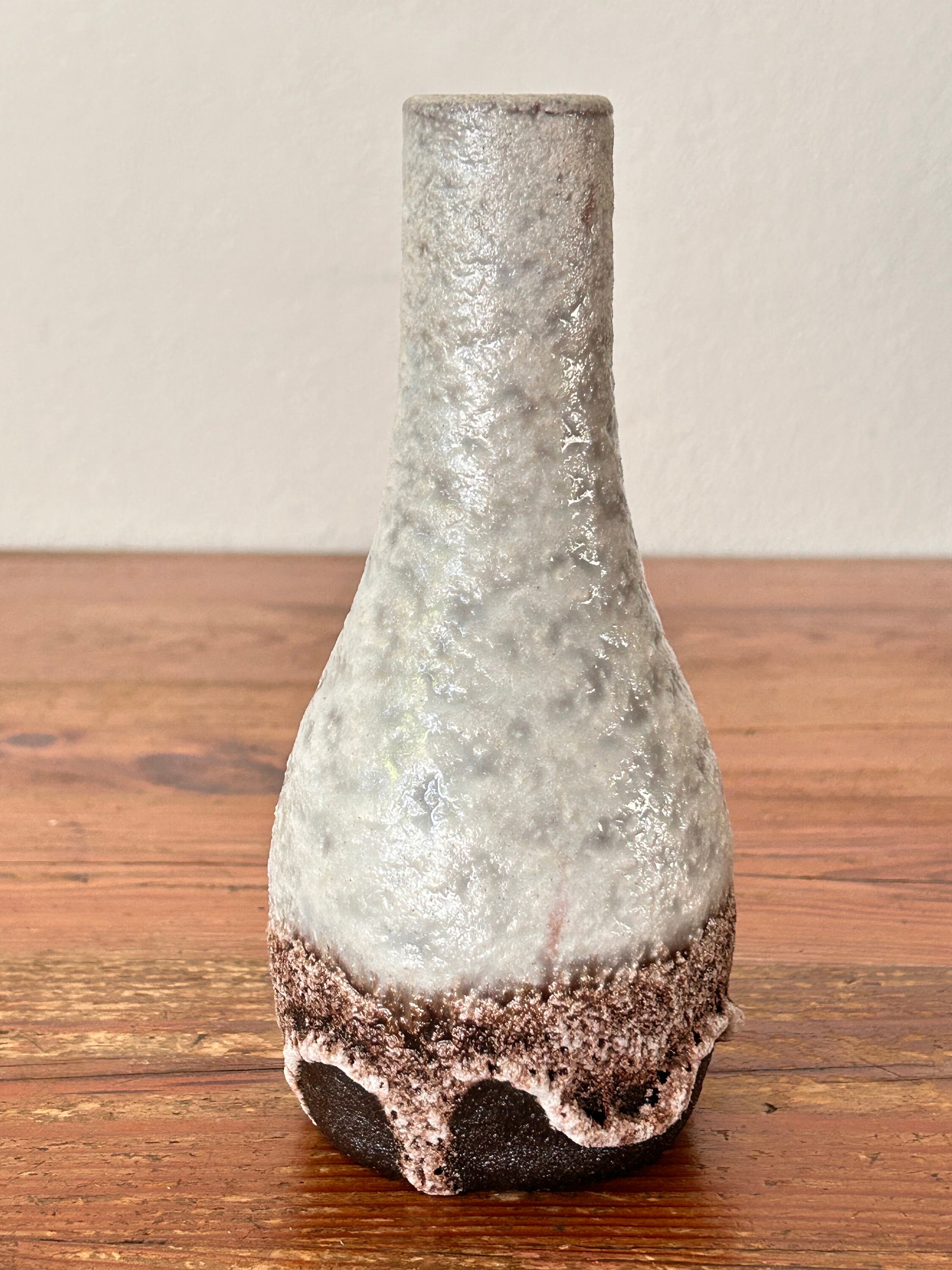 花瓶 / 花瓶 - 発泡釉薬 - ヴィンテージ - ハンドメイド - オランダ