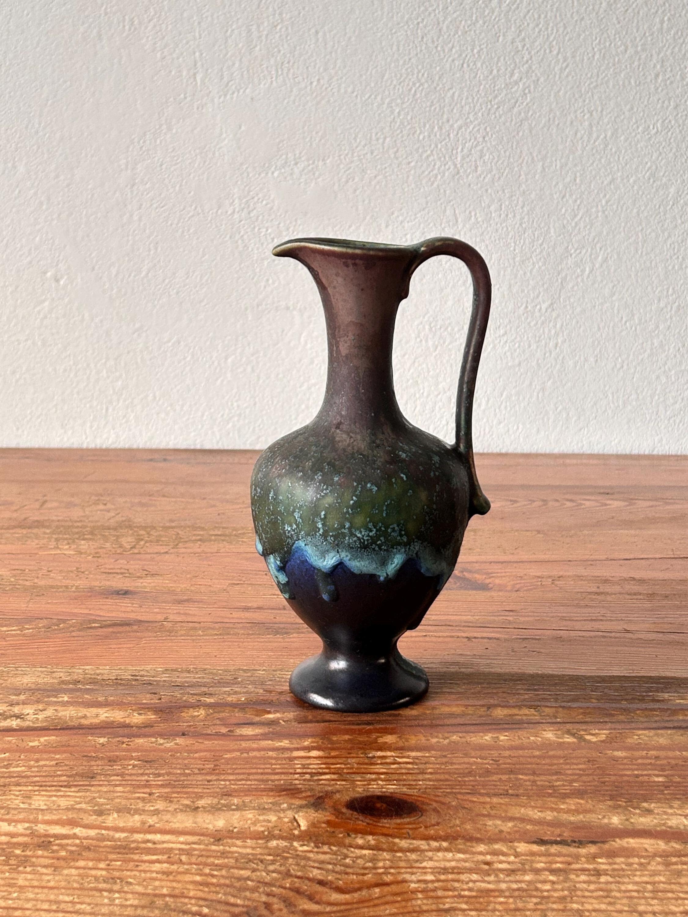 花瓶 / 角型花瓶 - 水差し - セラミック - ドリップグレーズ