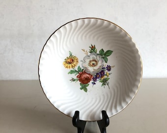 Bowl - Flora Ceramics Gouda Holland - Earthenware - flower décor - decorative bowl