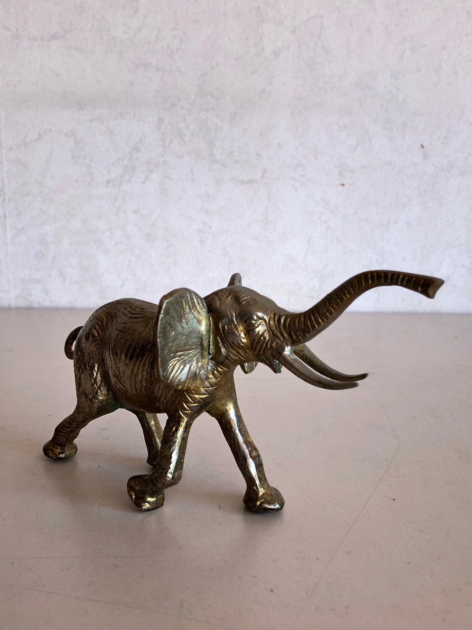 Vintage sculpture / sculpture copper elephant Etsy