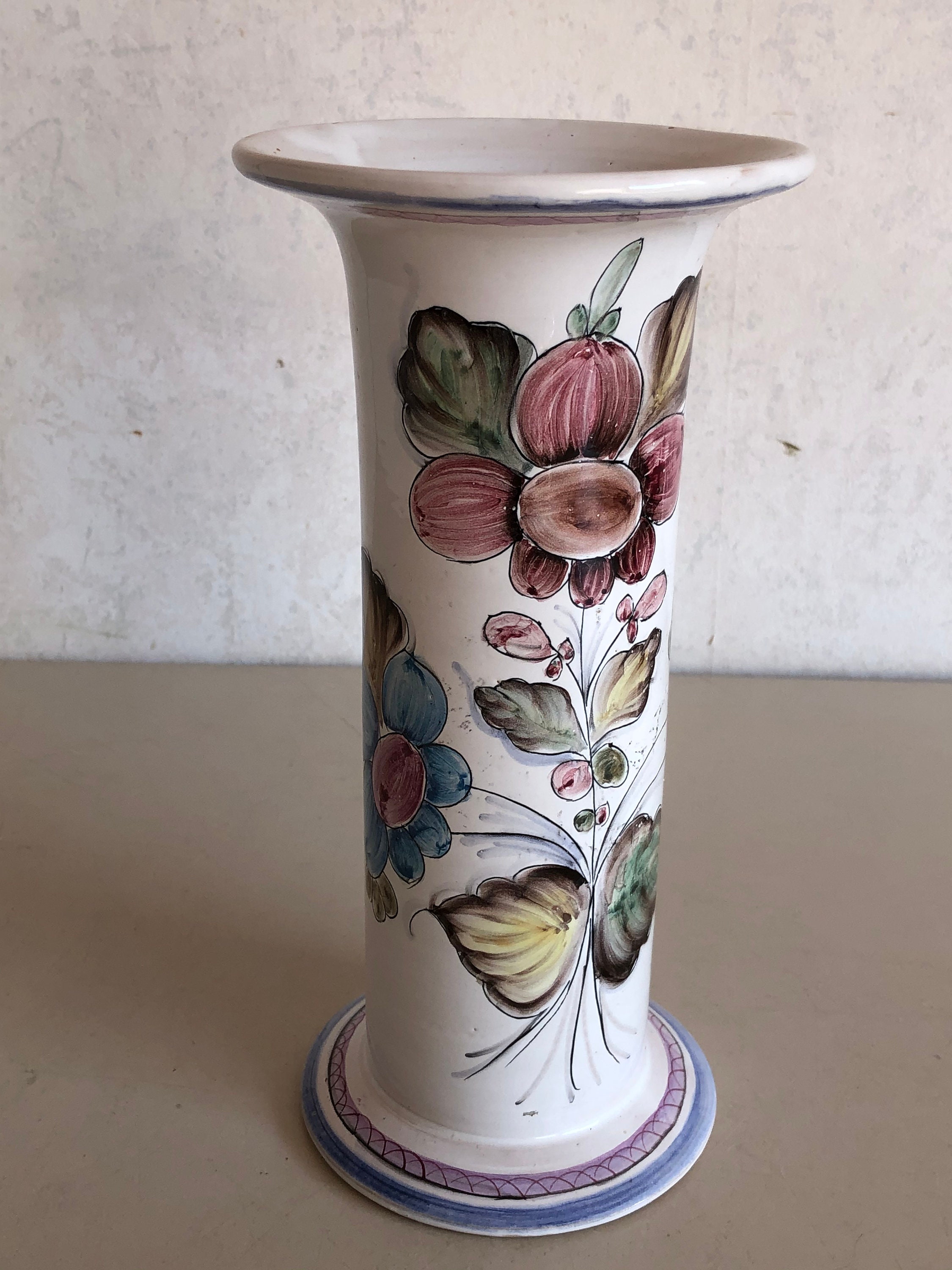 Vase / flower vase Coimbra Portugal ceramics hand Etsy