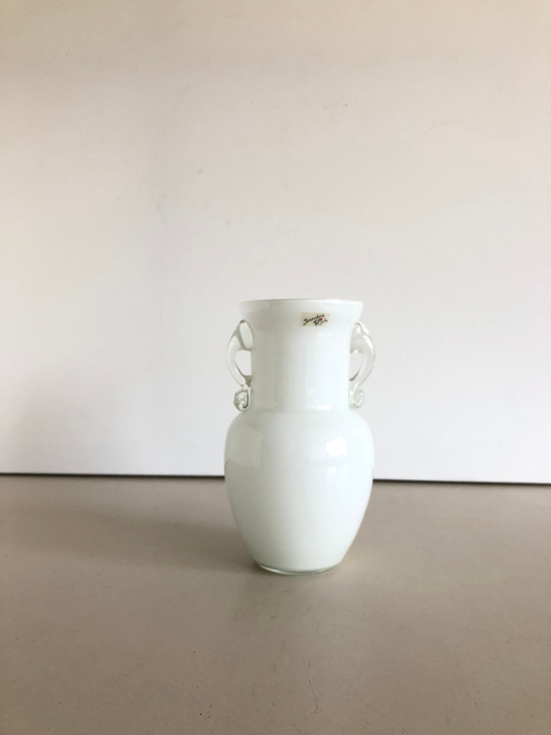 Lot De 3 Vases Vintage Sandra Rich – Porcelaine Blanche Fine 22,5 Cm – Déco Art
