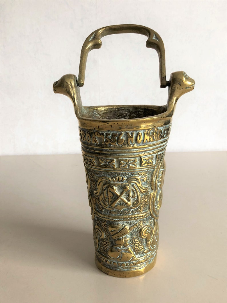 Bronze holy water bucket around 1800 | Etsy