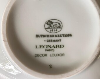 花瓶 / 花瓶 - Hutschenreuther - Leonard Paris - decor Louxor
