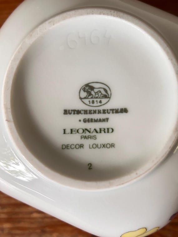花瓶 / 花瓶 - Hutschenreuther - Leonard Paris - decor Louxor