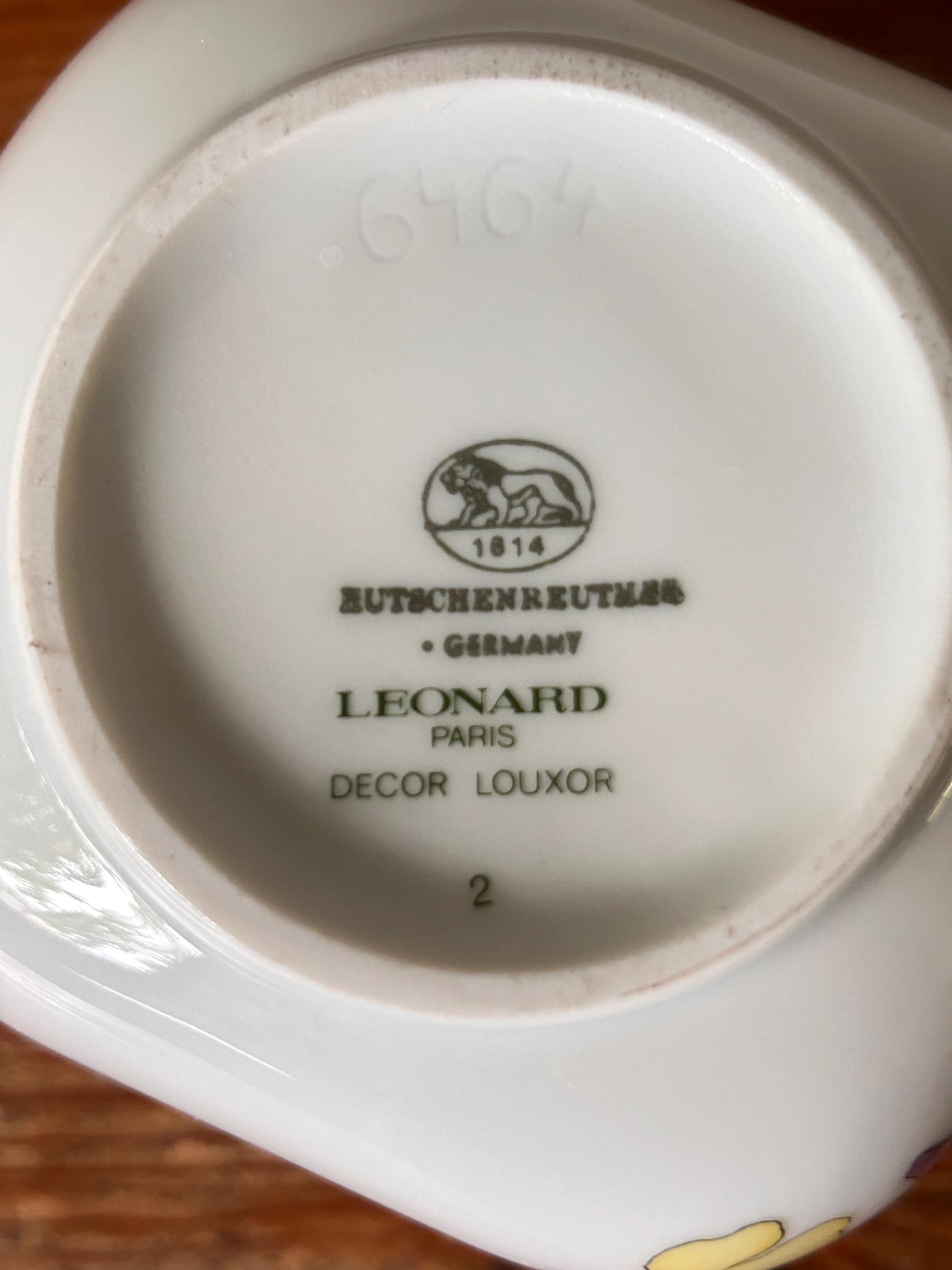 花瓶 / 花瓶 - Hutschenreuther - Leonard Paris - decor Louxor