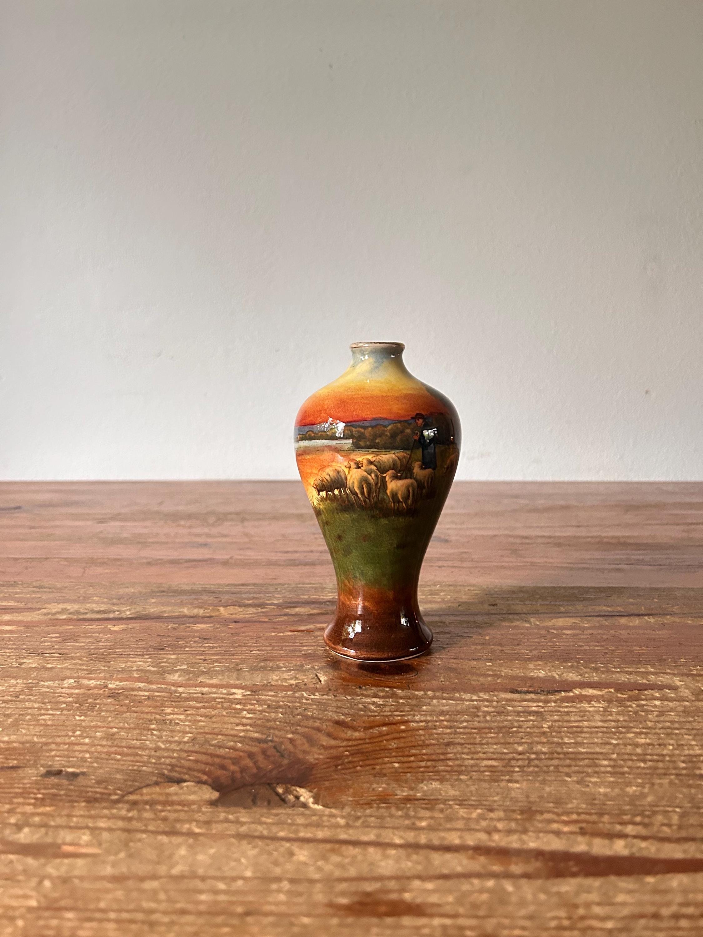 花瓶 - ビレロイ＆ボッホ メトラッハ - 陶器 - 羊飼いと羊の装飾
