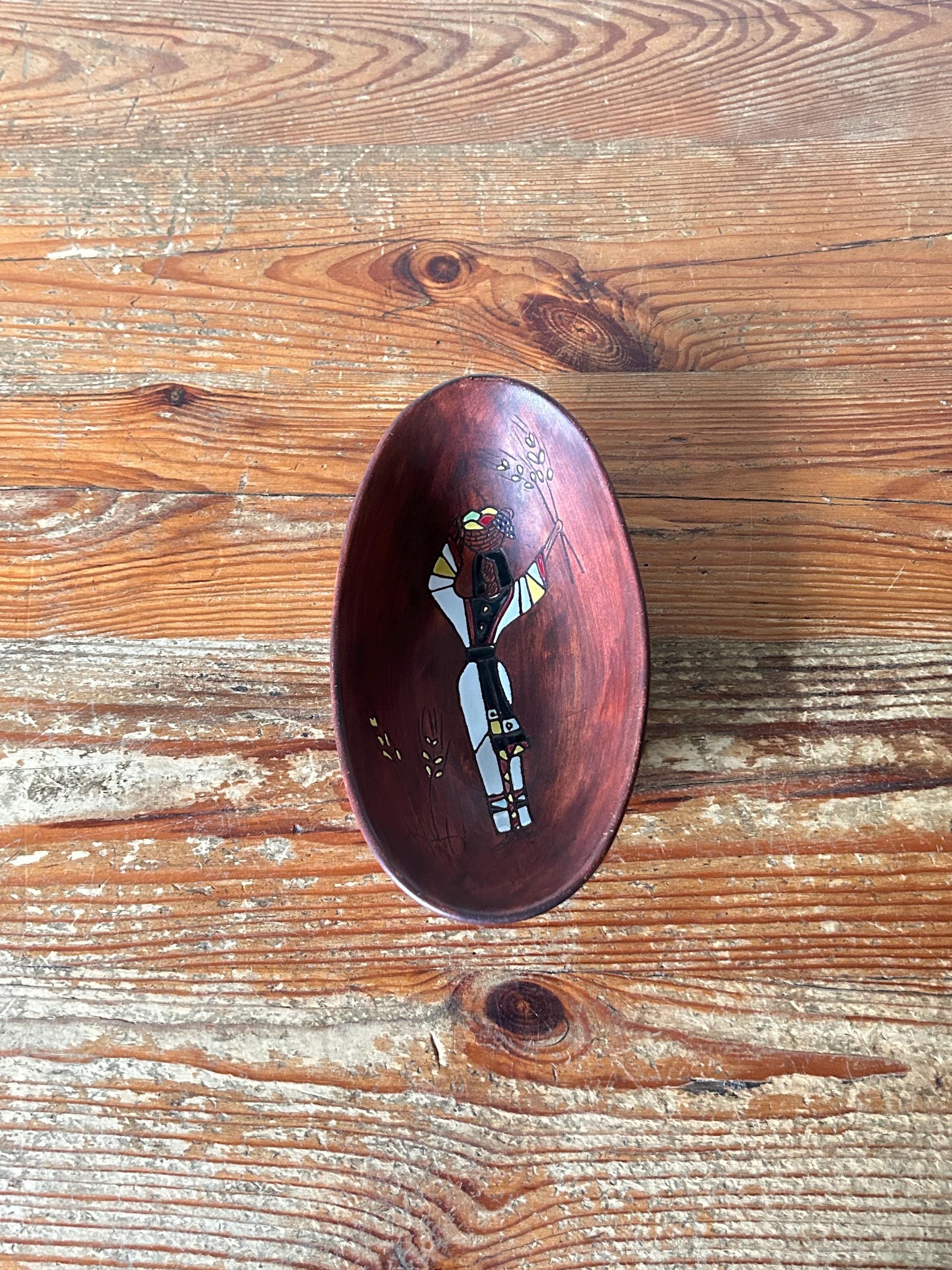 ヴィンテージ ボウル - Terra Moss - セラミック - ハンドメイド