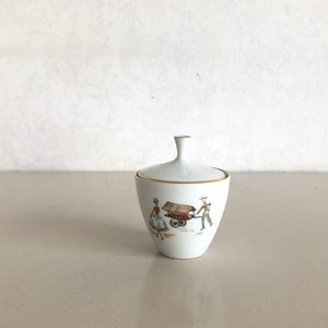 Arzberg Zuckerdose - Porzellan - schönes Vintage Dekor - Deutschland