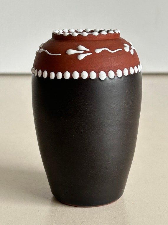 迫力の花瓶 刻印有 花瓶 / 花瓶 - セラミック - 刻印: Conpide 537 3 - ハンドメイド