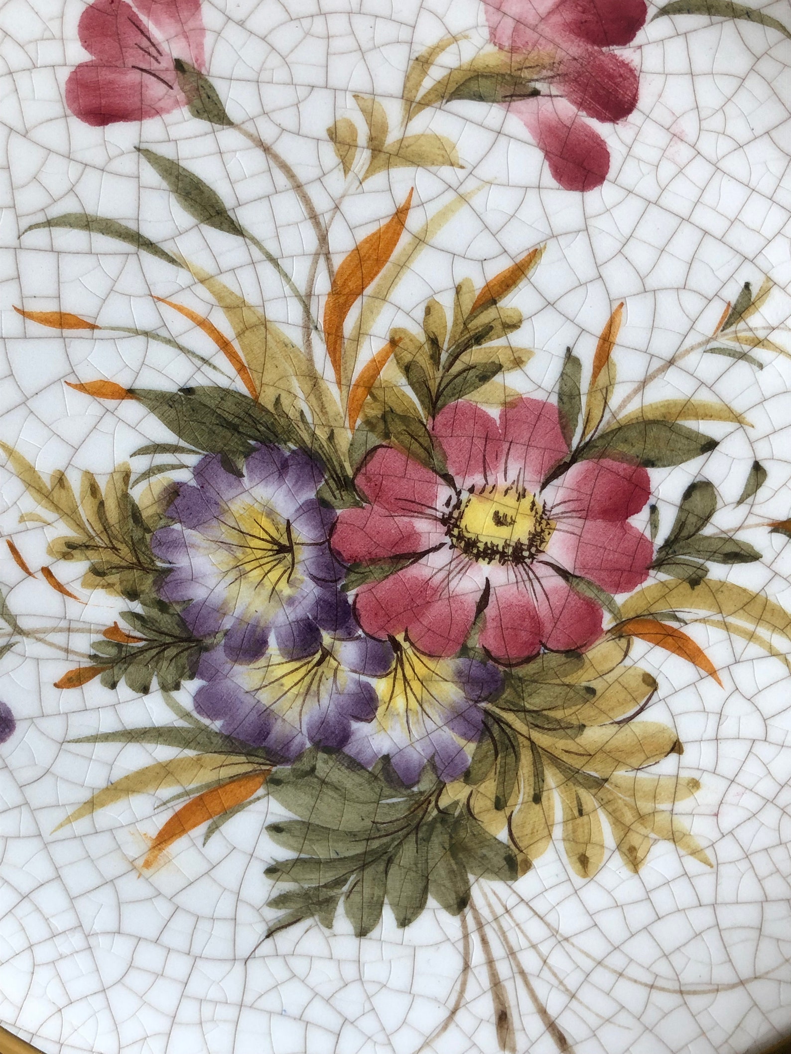 Wallboard Bassano Italie céramique et laiton fleurs Etsy France