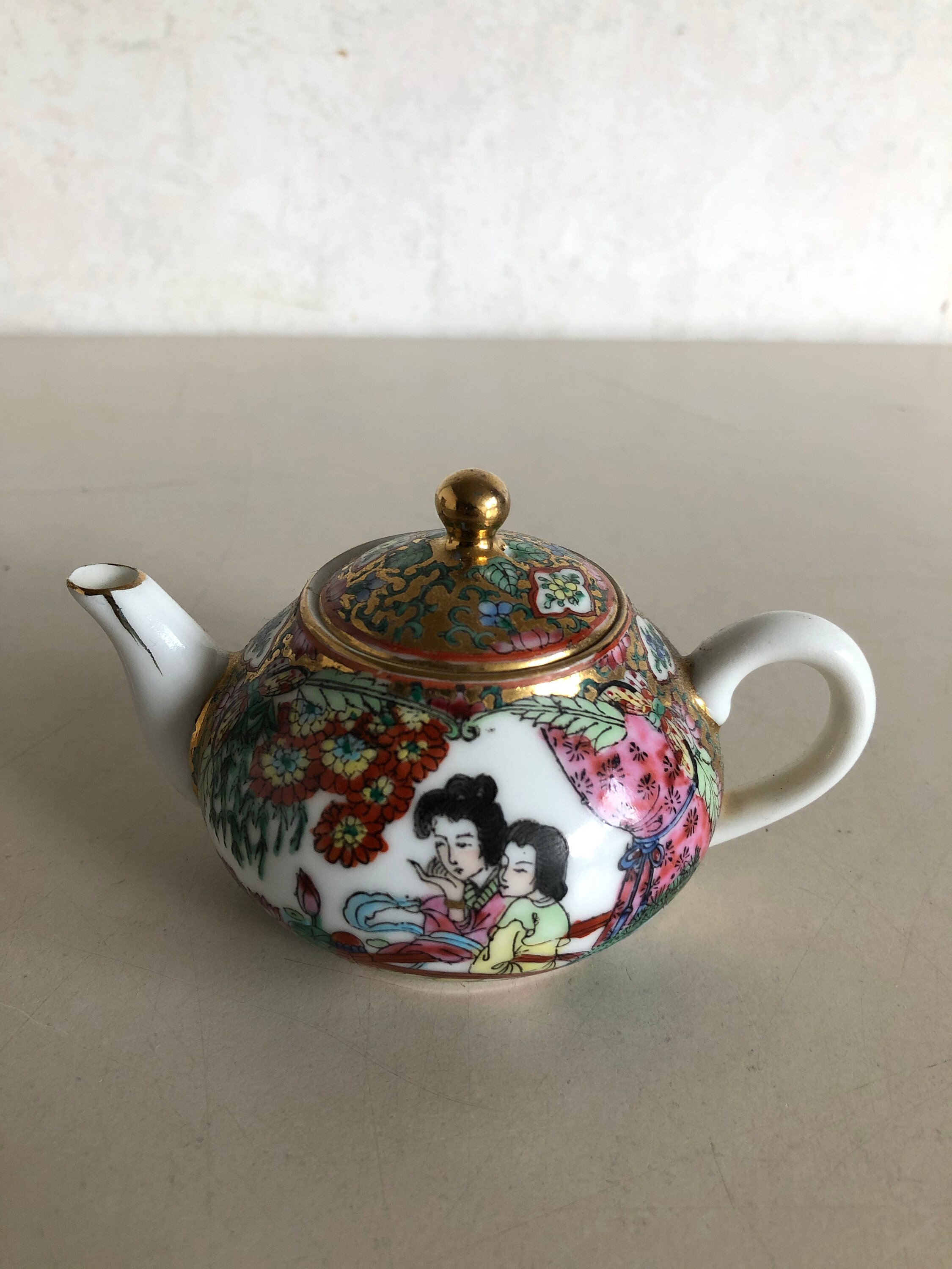 Tea set miniature porcelain eggshell thin China Etsy