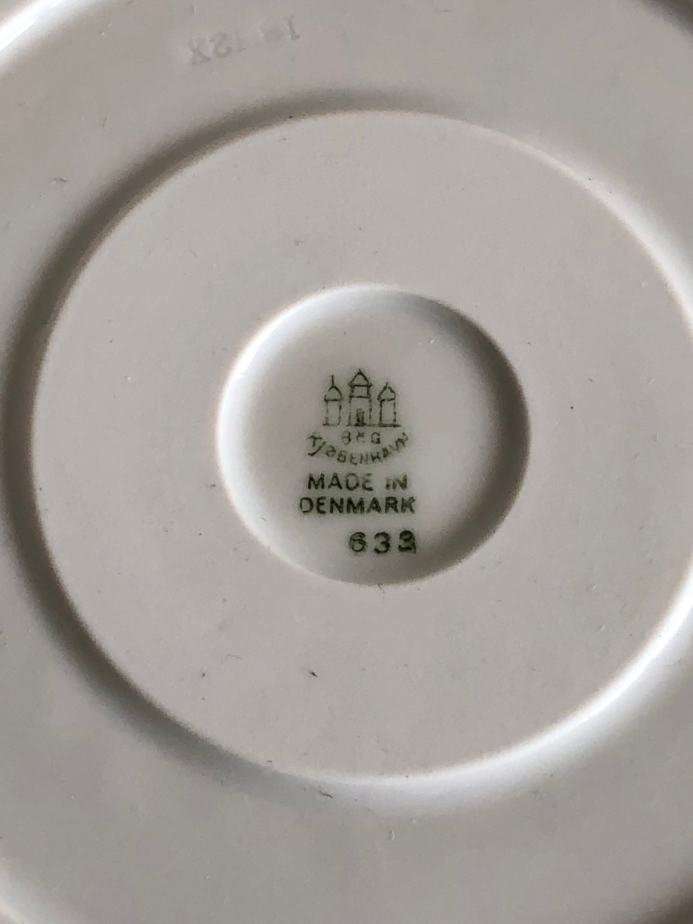 ◇１９０７年◇Koldinghus 750th◇２３cm◇Ｂ＆Ｇ・ ◇ Buy Bowl - B&G Copenhagen - Porcelain - Inscription Hilsen Fra