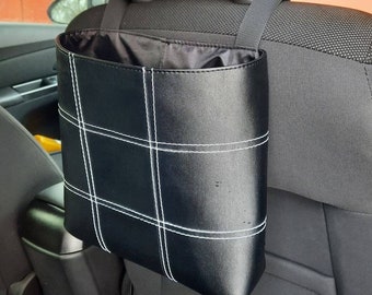 Hanging reusable car trash bag for women and men Car organiser accessory for women Car gift for her and men