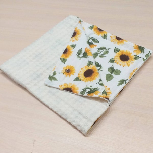 Couverture d'été tournesol pour bébé La couverture pour bébé gaufrée est parfaite pour une promenade dans la poussette Couverture pour bébé neutre Cender.