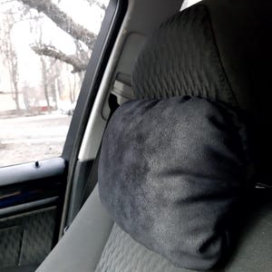 Car headrest neck soft pillow Useful handmade gift for women.