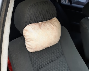 Car headrest neck soft pillow Useful handmade gift for women.