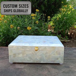 Mother of Pearl- Keepsake Box– Unique Gift Idea