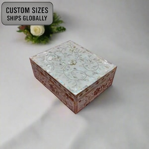 Mother of Pearl- Keepsake Box– Unique Valentine Gift Idea