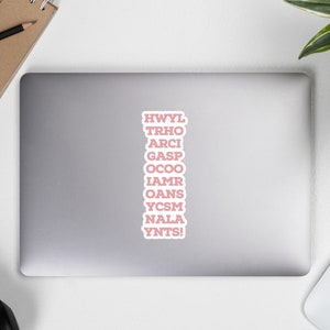 Pedro Pascal Sticker | Agent Whiskey Kingsman Movie Quote | I love Pedro Pascal | TikTok Viral Sticker | Daddy Sticker | Zaddy Sticker