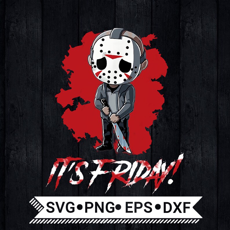 It's Friday Svg / Halloween Horror Svg / Horror Svg / | Etsy