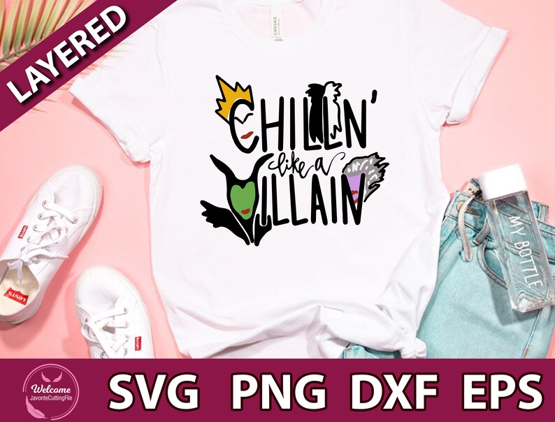 Download Chillin' like a Villain Svg / Maleficent Svg / Evil Queen ...