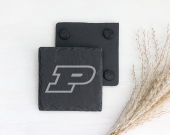 Purdue University Slate Coaster