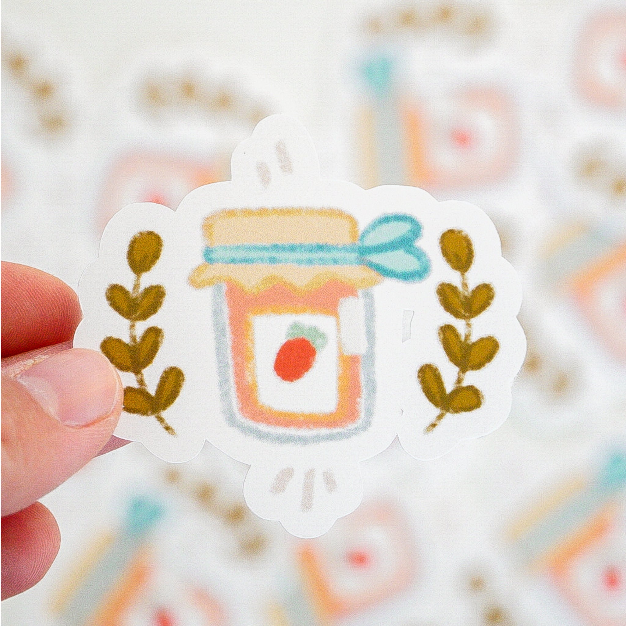 Big Jam Jar Sticker - Etsy